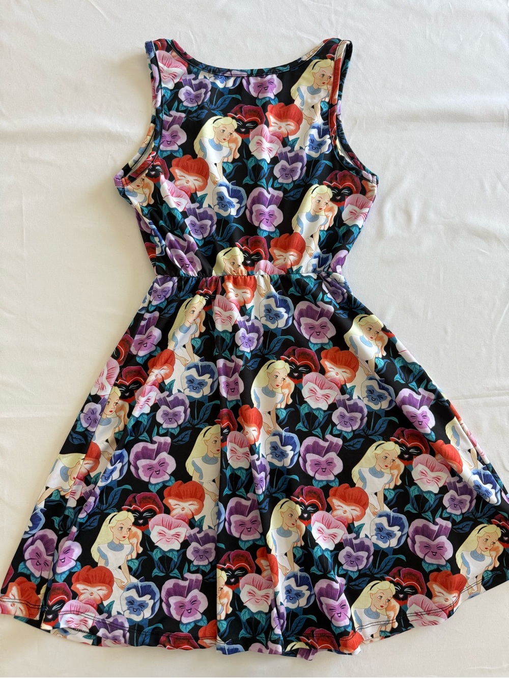 Hot Topic Disney Alice in Wonderland Floral Print dress - Picture 7 of 7